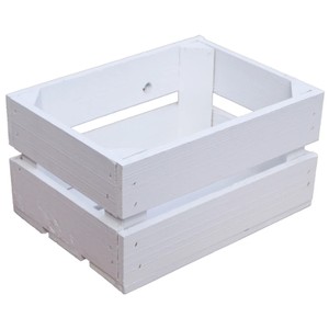 Amazing Style Wooden Crate White Wash Handcrafted Crate for Storing Clothes Vegetables High Quality Crate Organizer For Home Use