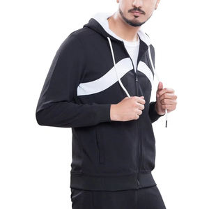 Chándal de algodón de peso pesado para hombre Colección de invierno Estilo de tendencia Diseño personalizado Servicio OEM Sólido con logotipo Conjunto bueno - Product Image 4