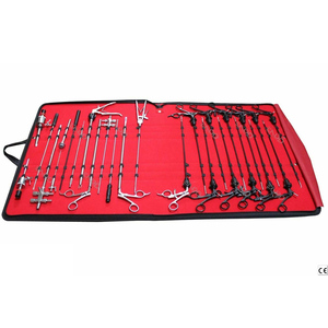 Ensemble d'instruments de chirurgie laparoscopique en acier électrique 28 pièces, très vendu, comprend des pinces laparoscopiques, des forceps, pour chirurgie abdominale, CE - Product Image 5
