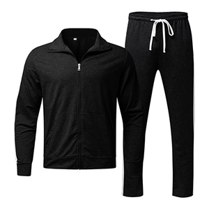 2023 último diseño Slim Fit chándal hombres con capucha algodón sudor traje elegante gimnasio desgaste cantidad a granel trajes chándal - Product Image 2