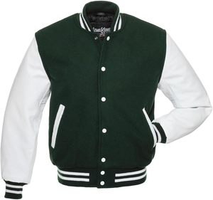 Veste de baseball universitaire pour hommes avec logo personnalisé du meilleur fabricant 100% vestes Letterman d'hiver en duvet de laine et de coton - Product Image 4