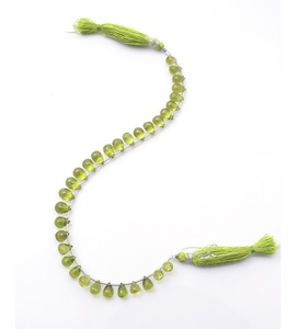 สร้อยคอเพอริโดธรรมชาติที่มีอัญมณีรูปหยดน้ำตาที่สวยงามในสไตล์แฮนด์เมดสำหรับผู้หญิงและเด็กผู้หญิง - Product Image 2