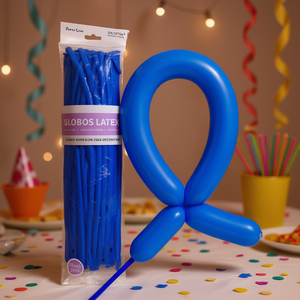Palloncini in lattice Party Love 260S blu scuro, confezione da 50 pezzi per decorazioni - Product Image 3