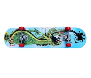 Patineta de Madera, Tabla de Arce Resistente, Patineta Completa para Principiantes, Niños, Adolescentes y Adultos, Portátil y Ligera - Product Image 3