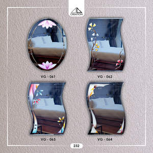 Exclusive V-groove Bathroom <b>Vanity</b> <b>Mirror</b> with clear reflection for Modern Interior spaces from India - Product Image 2