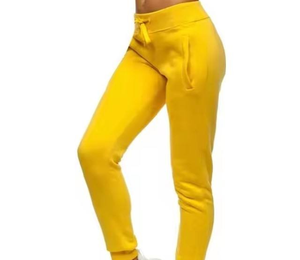 Ensemble de survêtement sport 2 pièces uni à coupe régulière avec capuche et cordon de serrage pour femme – Collection Printemps – Vente en gros - Product Image 2