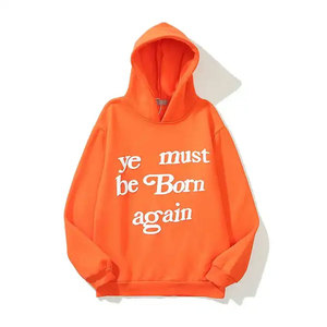 Vêtements de rue personnalisés Hip Hop 100% sweats à capuche en coton avec impression en bouffée à prix approprié sweats à capuche respirants avec logo personnalisé pour hommes - Product Image 5