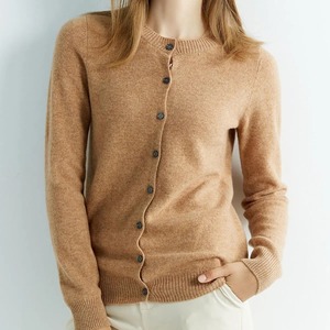 Respirant mode dame col rond à manches longues grande taille coupe ample câble tricot femmes chandails - Product Image 2