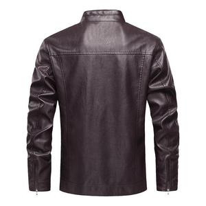Chaquetas de Cuero Clásicas de Diseño de Moda para Hombre, Chaqueta de Motociclista de Cuero Sintético PU, Personalización de Logotipo Gratis, Chaqueta de Invierno para Motociclista - Product Image 5