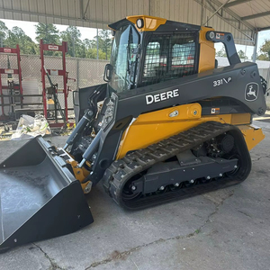 เครื่องจักรก่อสร้างคุณภาพสูง มือสอง John Deere 331P รถตักตีนตะขาบแบบสกิดสเตียร์ ราคาดีที่สุด - Product Image 1