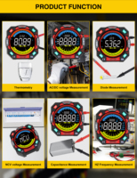 Multimètre automatique à affichage numérique intelligent entièrement automatique de haute précision pour instrument de maintenance d'électricien