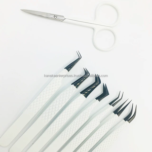 แหนบต่อขนตาแบบมืออาชีพ ผลิตจากสแตนเลสญี่ปุ่น พร้อมด้ามจับเพชร ป้องกันแม่เหล็ก  รับทำโลโก้ตามสั่ง - Product Image 5