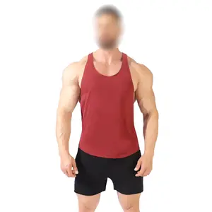 In Red Color Good Quality Make Your Own Newest Product Best Supplier Fitness Wear Tank Top BY PASHA INTERNATIONAL