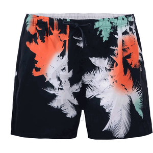 กางเกงขาสั้นลำลองสำหรับผู้ชายสไตล์ไฮสตรีทชุดว่ายน้ำผ้าแคนวาสแห้งเร็วระบายอากาศได้ดีในฤดูร้อนกางเกงขาสั้นสีพื้น - Product Image 4