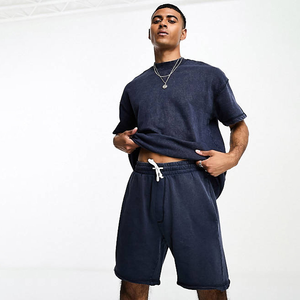 T-shirt personnalisé délavé à l'acide pour hommes de grande taille 100% Chemise vierge en coton épais de style vintage pour hommes pour votre logo de conception - Product Image 6