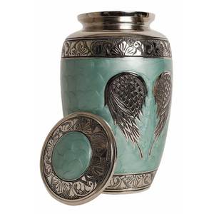 Jarrón de urna de cremación de latón hecho a mano para cenizas urna de recuerdo funerario conmemorativo de alta calidad - Product Image 5