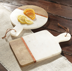 Tabla de cortar de madera y mármol, forma de huevo personalizada con orificio para colgar, tabla de cortar rectangular, tabla de cortar para servir charcutería - Product Image 3