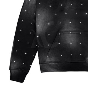 Chándal con pedrería para hombre con chaqueta de cremallera completa, pantalones a juego y tela suave para uso diario en la calle. - Product Image 6