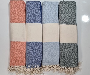 Diamond Peshtamal 100% Cotton Yarn Dyed Turkish <b>Towel</b> Soft Antibacterial Anti-Allergy Made in Turkey - Product Image 2