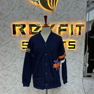 High Quality OEM Services Embroidered Wool and Silk Men's Jacket with <b>Covered</b> <b>Button</b> Closure versity jackets Lettermen jackets - Product Image 6