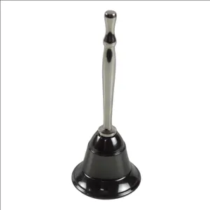 Preto revestido Latão Bell novo Design latão Sino De Mão Com Alça De Prata novo Olhar Metal Igreja Bell Alta Qualidade Terminado