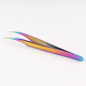 Pinzas para Extensión de Pestañas, Puntas Finas de Precisión, Herramienta de Belleza de Acero Inoxidable, Aplicación Suave y Precisa de Pestañas, Pro HERMANN MEDITECH - Product Image 4