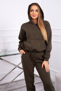 Tedie Ultra High Ripped Shorts Hoodies pour femmes Logo personnalisé FEMMES TOP CROP ZIPPER HOODIE Détendu Coton Polaire Hoodies - Product Image 5