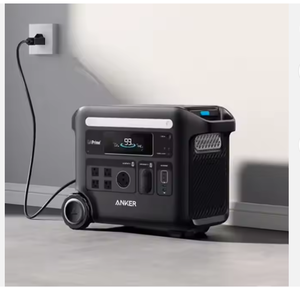 Anker 2560WH 2400W Portable SOLIX F2600 Power Station WIFI Remote Control  Waterproof Magnetic Holder Wireless Charging Mini USB