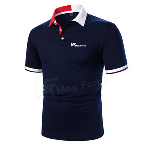 T-shirt à manches courtes pour homme, style personnalisé, marque privée, service OEM, mélange de coton respirant et anti-rétrécissement, faible MOQ - Product Image 2