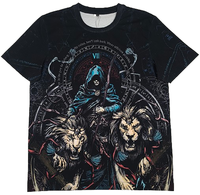 T-shirts en coton 100% tricoté de qualité supérieure, imprimés numériquement sur le devant, design personnalisé, manches courtes, col rond, coupe classique, respirant, décontracté, pour hommes