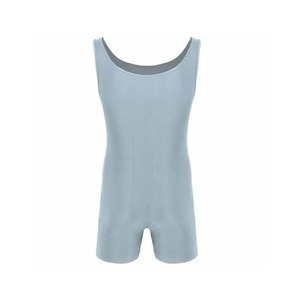 Wholesale Knitted Sporty <b>Singlet</b> <b>Mens</b> Summer Breathable Gym Clothing Muscle Fit Solid Color Premium - Product Image 2
