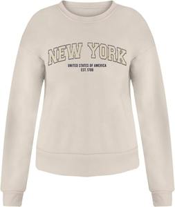 Custom Vintage Women's Oversized Round Collar Pullover Long Sleeved Cotton <b>Sweatshirt</b> with <b>Embroidery</b> Decoration Casual Style - Product Image 5