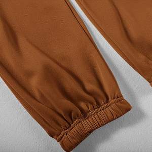 Ecológico 2 piezas Otoño Invierno entrenamiento Jogging traje chándal Sudadera con capucha y pantalones sueltos Fitness moda traje deportivo - Product Image 5