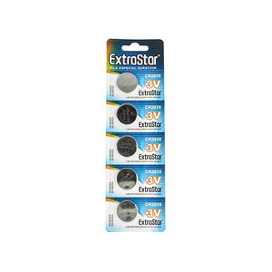 Extrastar CR2016 batteria a bottone 3V, confezione da 5-materiali elettrici/batterie e batterie - Product Image 1