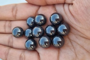 11 MM Gris Moissanite Perles Polonais Perles À Facettes Diamant Moissanite bijoux Diamant pendentif Perles À Facettes - Product Image 3