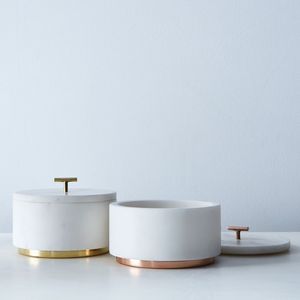 Caja de Almacenamiento de Mármol Única y Personalizable para Estantes de Dormitorio que Ofrece una Hermosa Exhibición y Almacenamiento Útil Combinados - Product Image 3