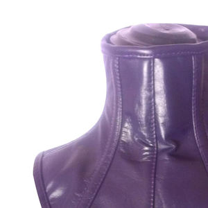 Corset victorien en cuir avec collier intégré - Product Image 3