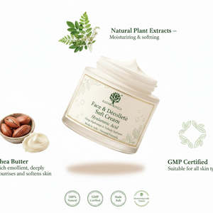 Crème hydratante intense 50ML pour le visage et le décolleté, soin hydratant et pour le cou, formule naturelle, Italie, RedMoringa, OEM, marque privée - Product Image 3
