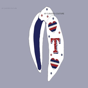 Diadema con cuentas de color personalizada para niños Accesorio para el cabello con temática deportiva con toque de moda - Product Image 2