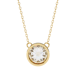 Pendentif en or 18 carats avec un magnifique diamant cultivé en laboratoire, pendentifs et breloques de diamants de qualité supérieure - Product Image 2