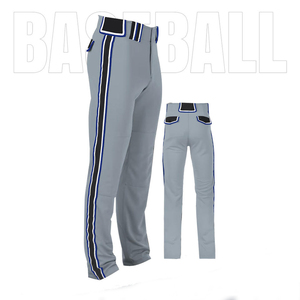 Pantalones de Béisbol Personalizados de Alta Calidad para Hombre, Color Azul, Ropa Deportiva Impresa, Transpirable y con Sublimación - Product Image 2