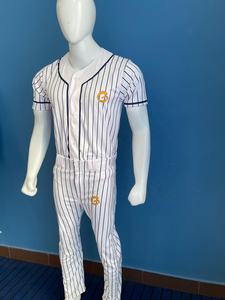 Best-seller Uniformes de baseball par sublimation Vêtements abordables pour hommes Ensemble maillot et pantalon de softball 2 pièces - Product Image 3