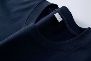 T-shirt unisexe personnalisé 260 g/m² en coton uni multicolore de grande taille à manches courtes et à épaules tombantes pour l'impression de t-shirts pour hommes - Product Image 2