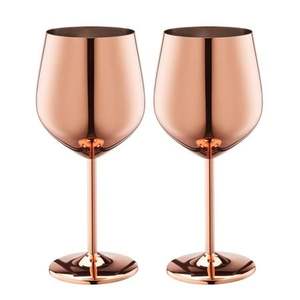 Gobelet à vin martelé en métal gravé nautique en gros, best-seller, verre à vin en métal pur fabriqué en Inde - Product Image 2