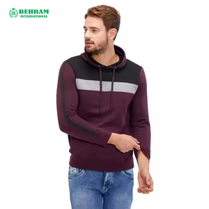 Sudaderas con Capucha Negras Unisex, Sudadera con Capucha y Logotipo Personalizado en la Parte Delantera, Forro Polar de Poliéster/Algodón/Felpa Francesa, Secado Rápido, Transpirable, para Invierno - Product Image 6