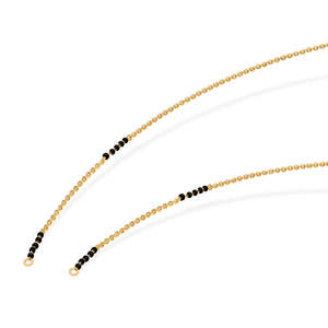 Cadena Mangalsutra de Oro Elegante para Mujer - Joyería Coleccionable Cultural - Product Image 3