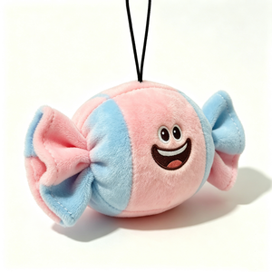 Customized Candy Plush Pouch, <b>Sweet</b>‑Shaped Plush Coin Purse, Candy‑Themed Plush Zipper Bag - Product Image 3
