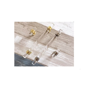 มือจับประตูอะคริลิคเฟอร์นิเจอร์ลูกบิดประตูอะคริลิคใสสำหรับงานหัตถกรรมธรรมชาติ - Product Image 5