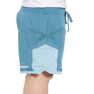Venta al por mayor High Street Style Men's Fitness Shorts Personalizados Tallas grandes Patrón sólido Cordón para la venta en línea - Product Image 2