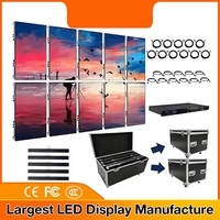 Écran LED mural intérieur pour arrière-plan de mariage, événements sportifs en direct, matchs de cricket, cabine DJ, cinéma et concerts